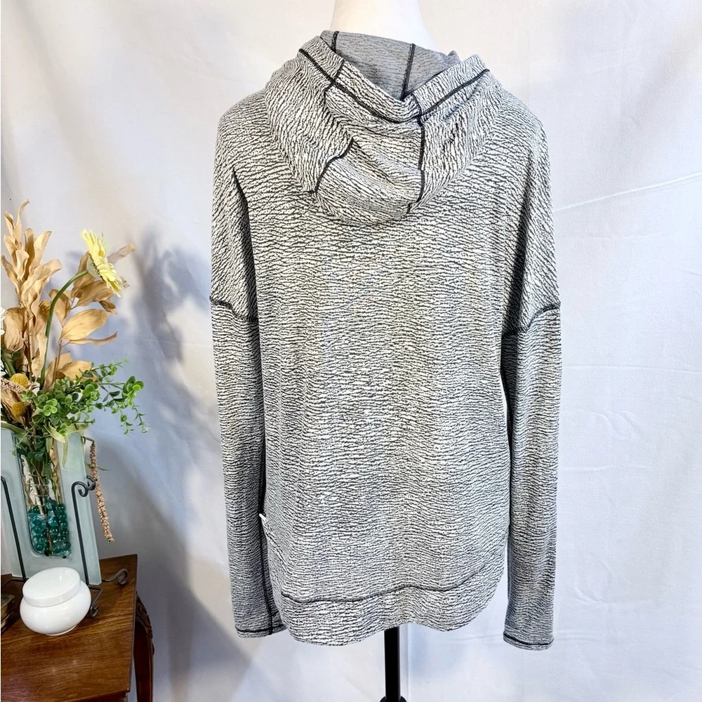 Lululemon Squad Goals Hoodie Pebble Jacquard Sz 10🧡